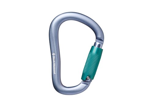 Black Diamond Rocklock Triple Lock Carabiner Gray