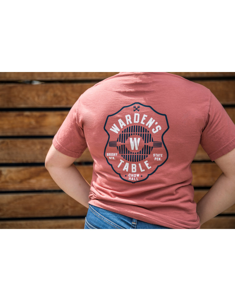 Wardens Table Pocket Tee Ss Brushy Mountain State Penitentiary