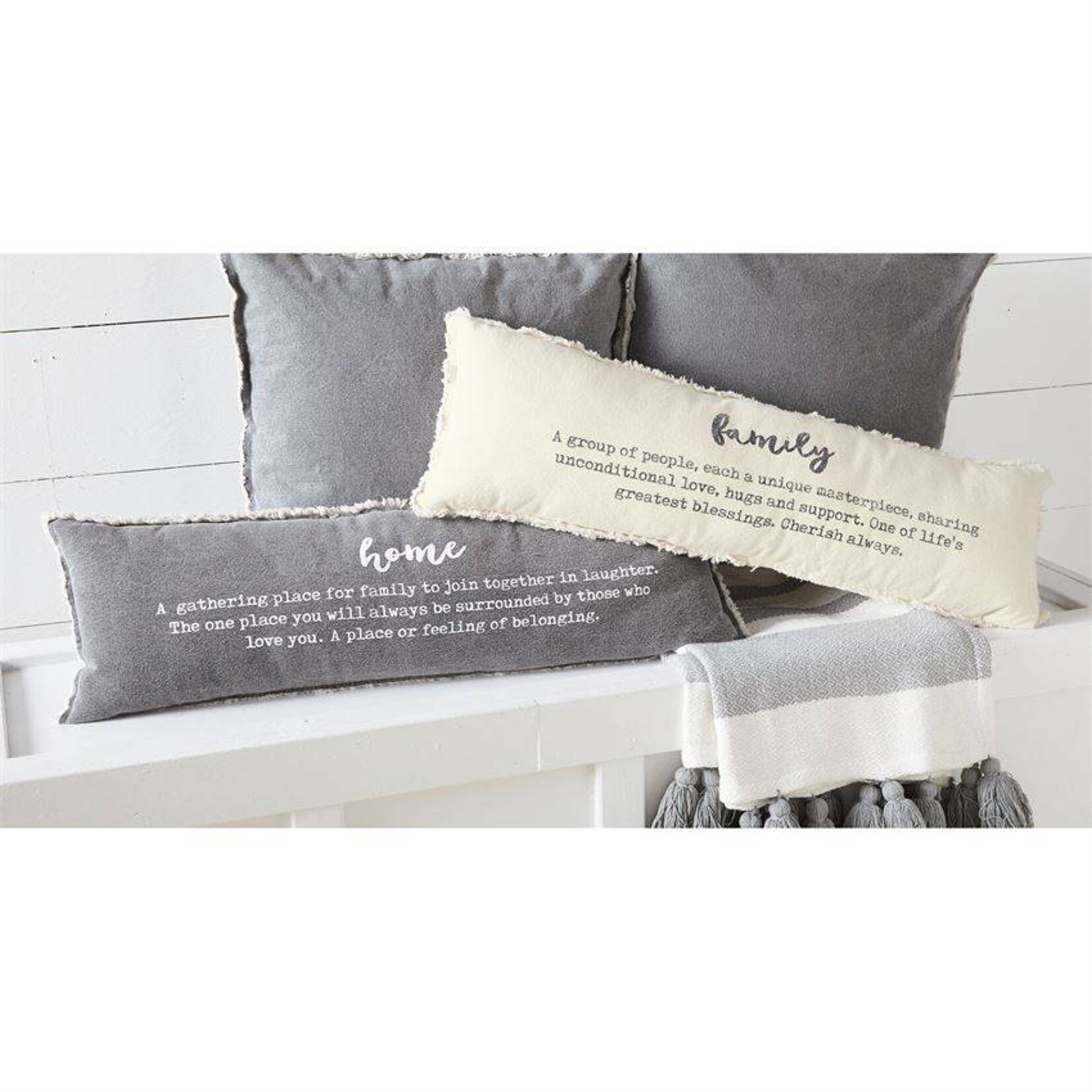 Mud Pie Home Definition Pillow