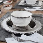 Pampa Bay Salerno Round Salad Plate Silver