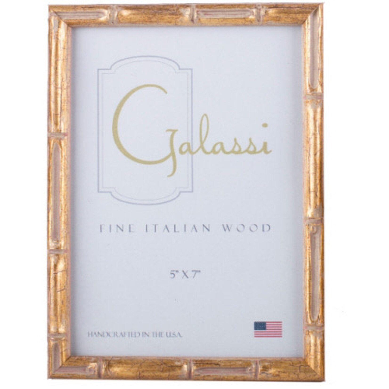 Galassi 4x6 Gold Bamboo Picture Frame