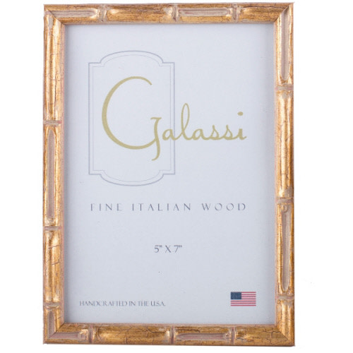 Galassi Gold Bamboo Frame 4 X 6 Oak Willow - Galassi Photo Frames Galassi Gold Bamboo Frame 4 X 6 Oak Willow - Galassi Photo Frames
