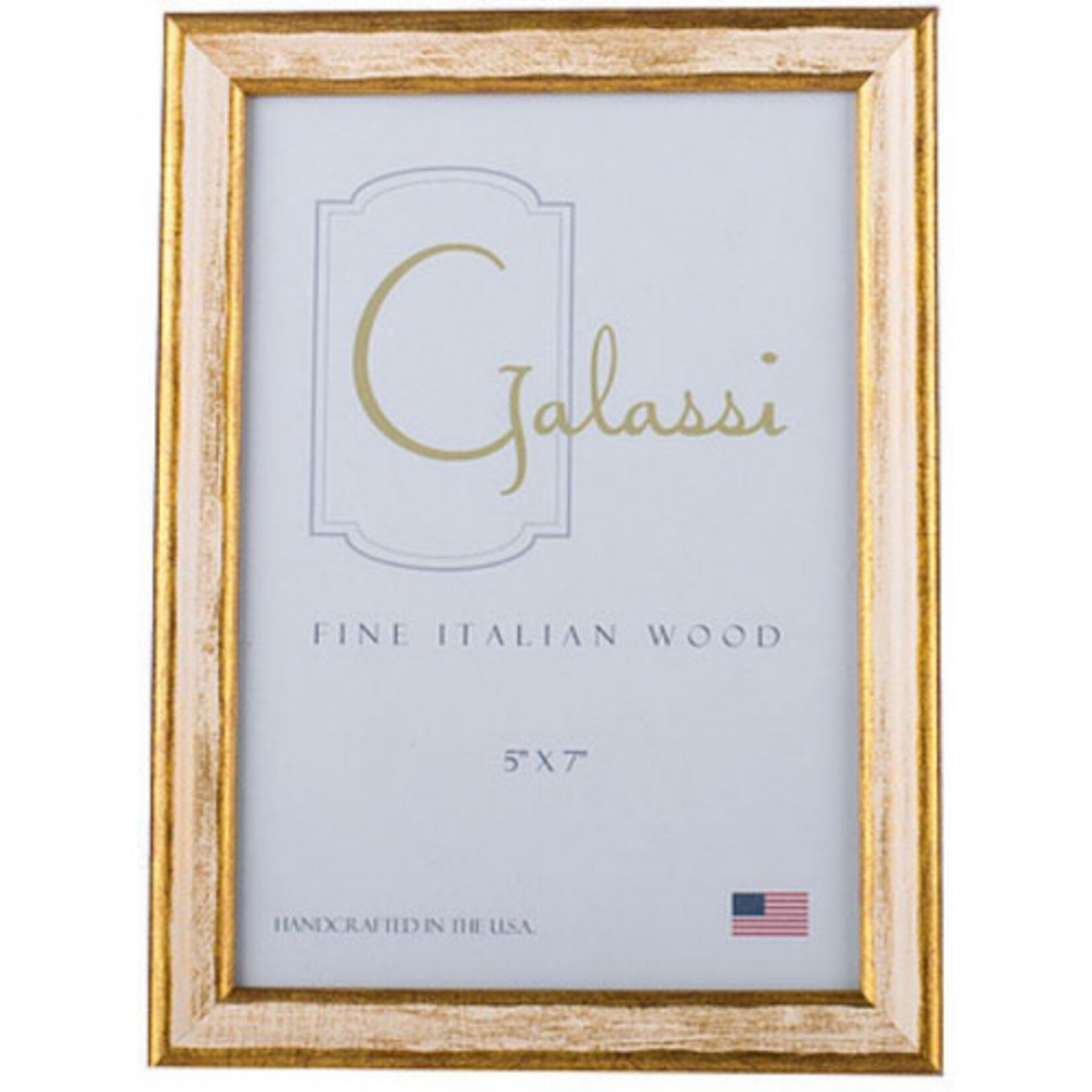 Galassi 5x7 Cream/Gold  Frame