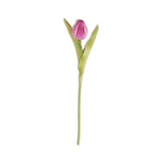 K & K Interiors 10.5" Fuchsia Real Touch Mini Tulip
