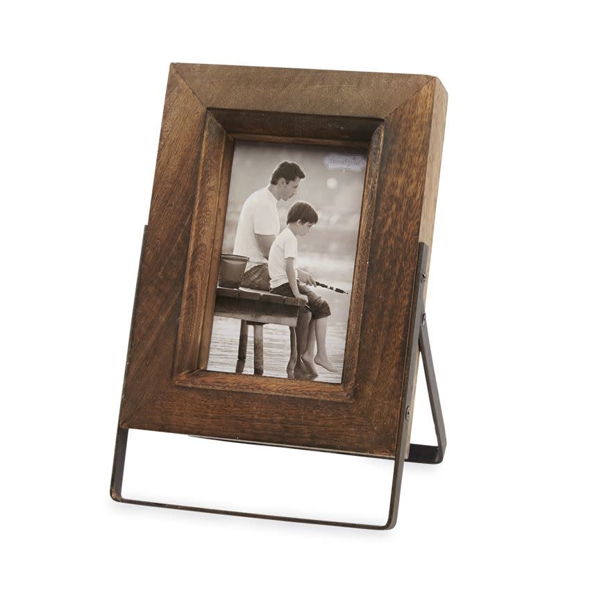 4x6 Wood Frame On Stand Oak Willow
