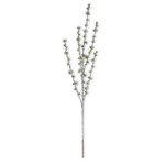 K & K Interiors 41" Mini Green Snowy Pine Stem