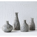 Creative Co-Op 9" Terra-cotta Vase Heavily Distressed Grey