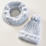 Charlie Page Polyester Knitted Scarf - Blue