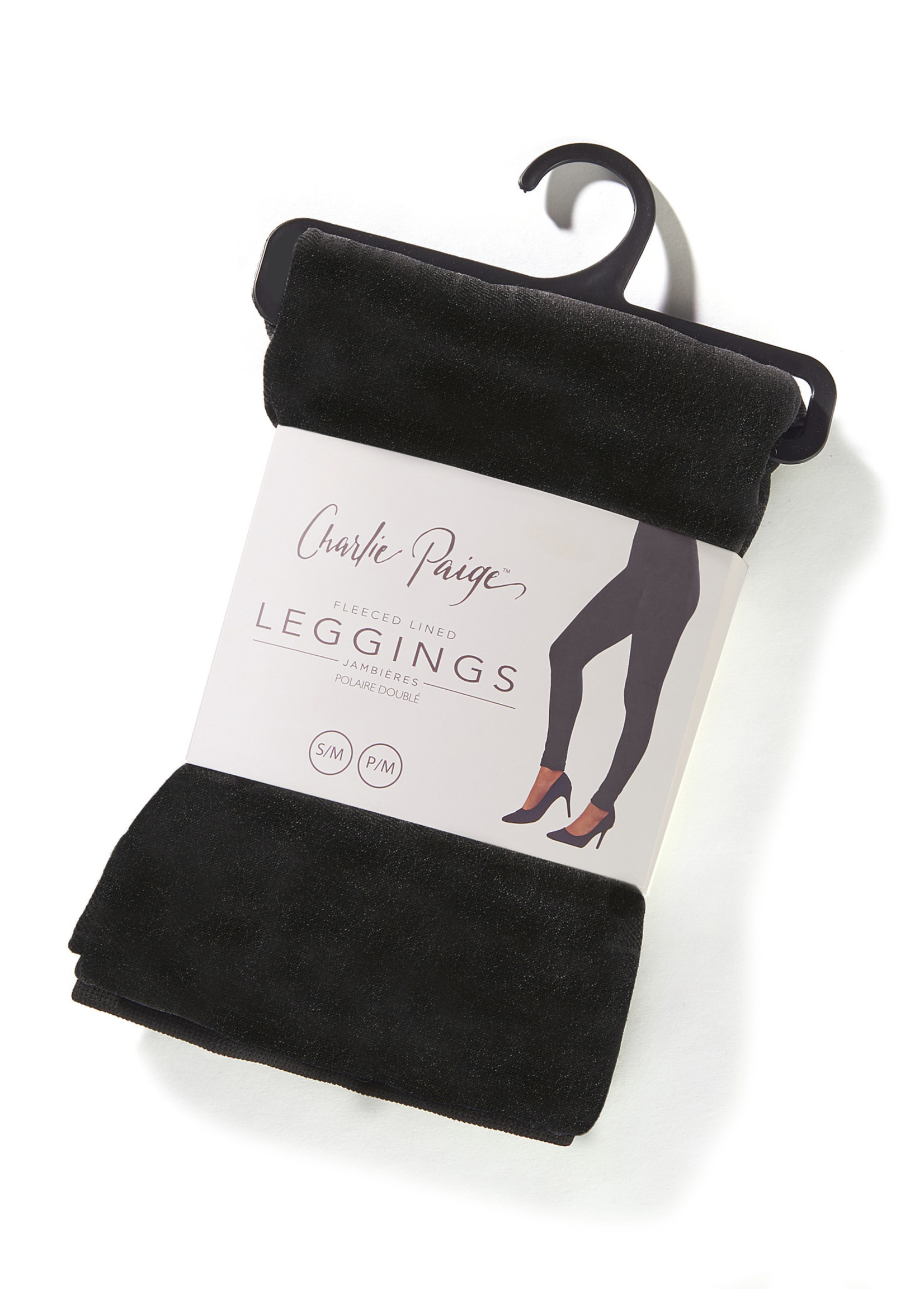 Charlie Page S/M Black Fleece Lined Leggings