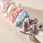 Charlie Page Silk Hair Scrunchie Cream