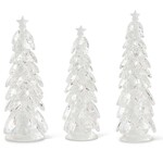 K & K Interiors Large Crystal Tear Drop Christmas Tree  12.75"