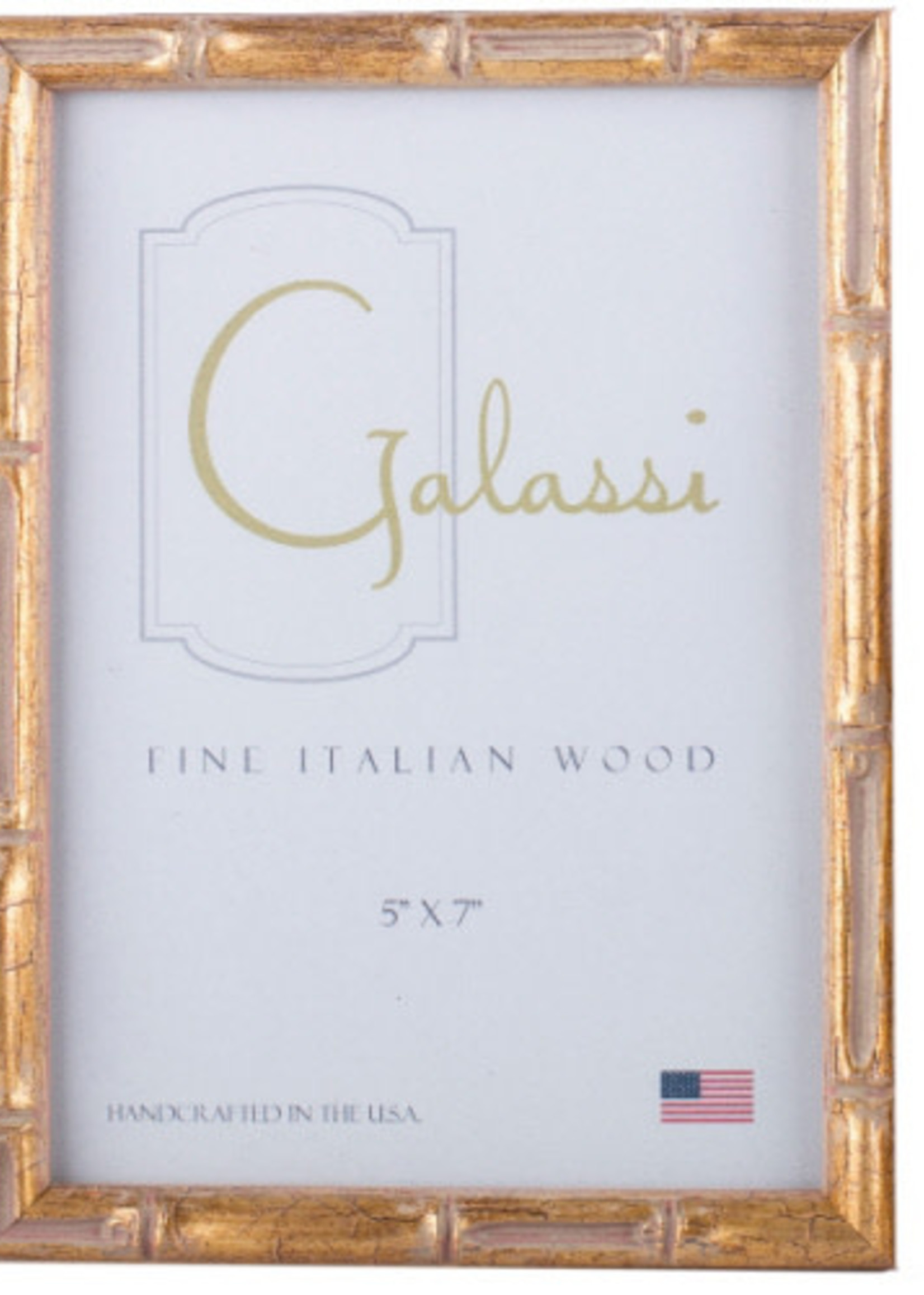 Galassi Gold Bamboo 8 x 10 Picture Frame