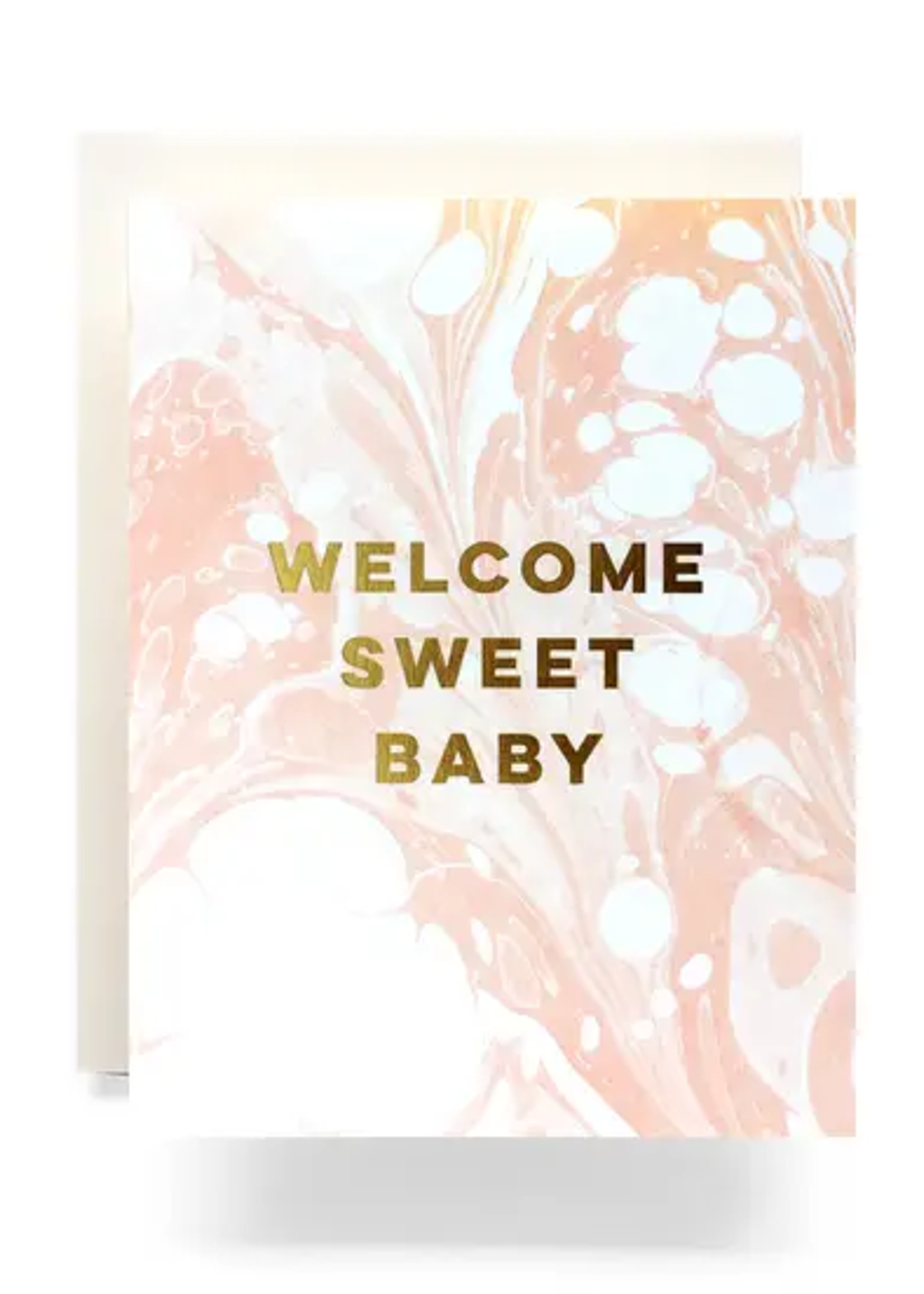 Antiquaria Marble Baby Greeting Card