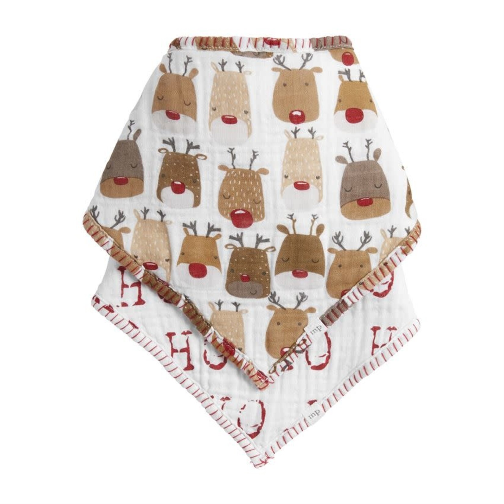 Mud Pie Christmas Muslin Bandana Bibs