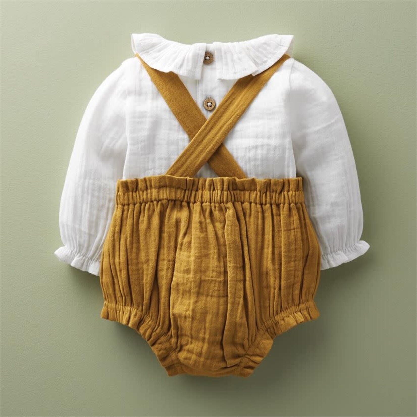 Mud Pie Fall Overall Set 6-9 month