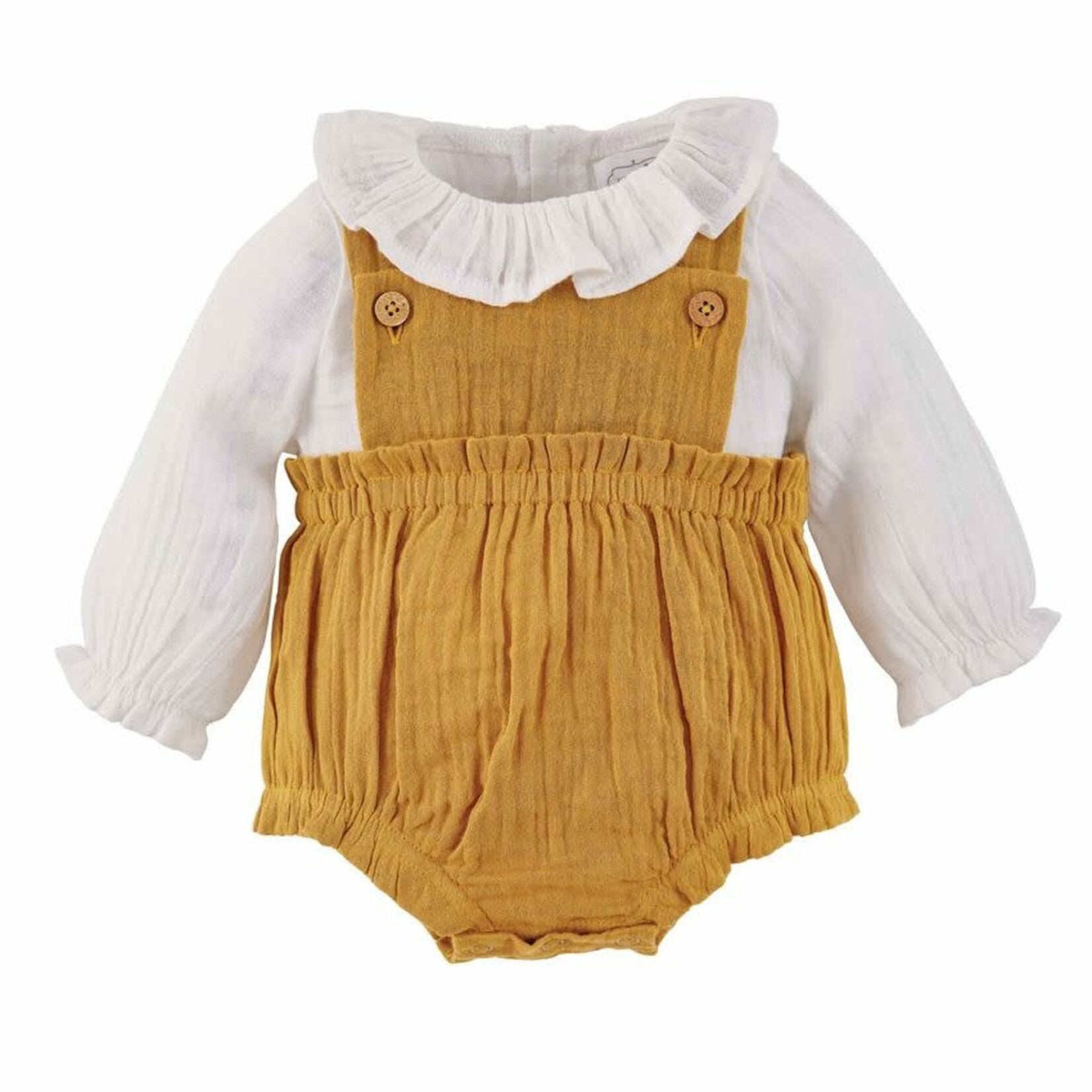 Mud Pie Fall Overall Set 6-9 month