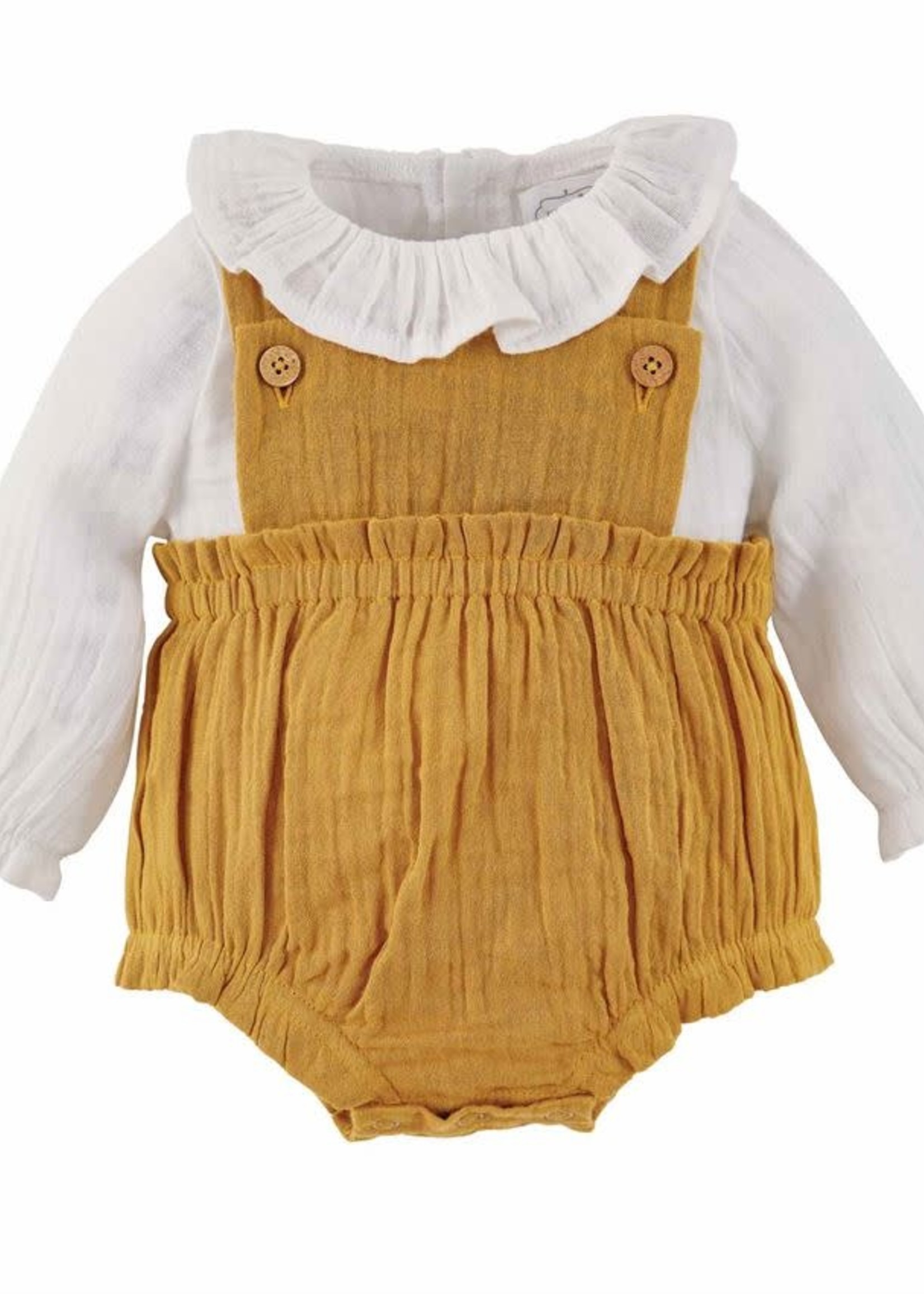 Mud Pie Fall Overall Set 6-9 month