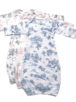 Maison Nola Baby Toile Gown Pink 0-3 month