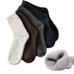 Sharon Cooper Velvet Thick Socks Dark Grey