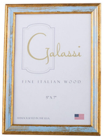 Galassi Blue/Gold 4 x 6 Picture Frame