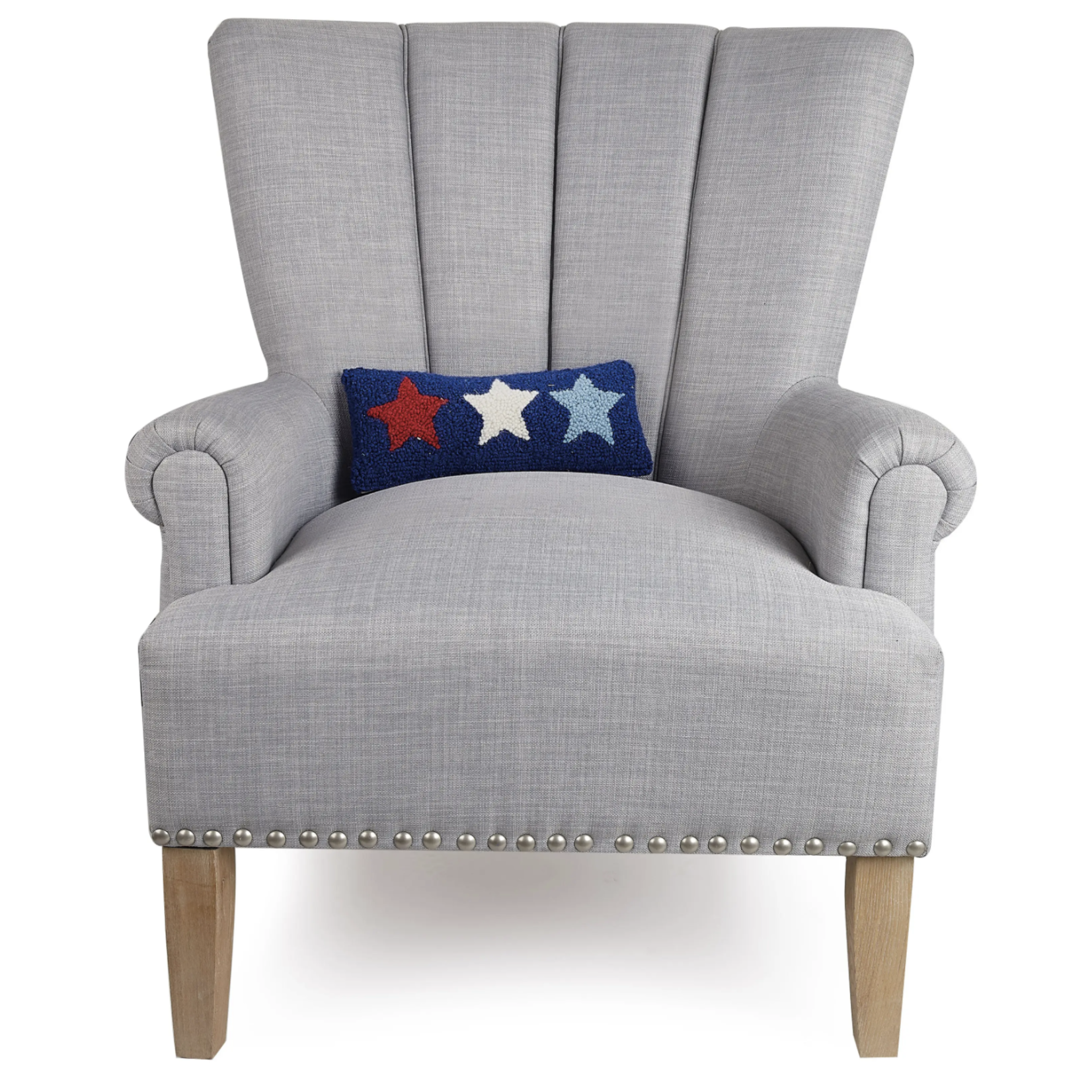 Peking Handicraft Patriotic Stars Hook PIllow