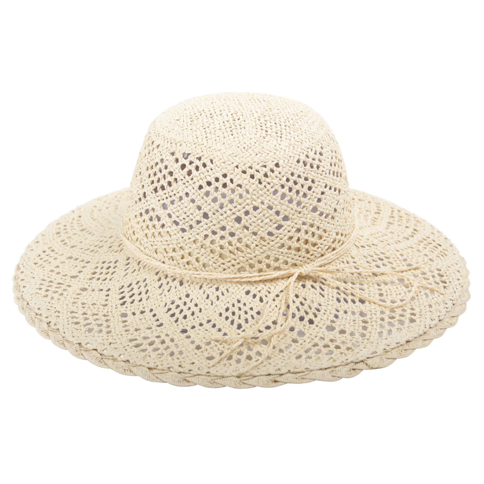 Buford Wholesale Yvette Crochet Hat - Ivory