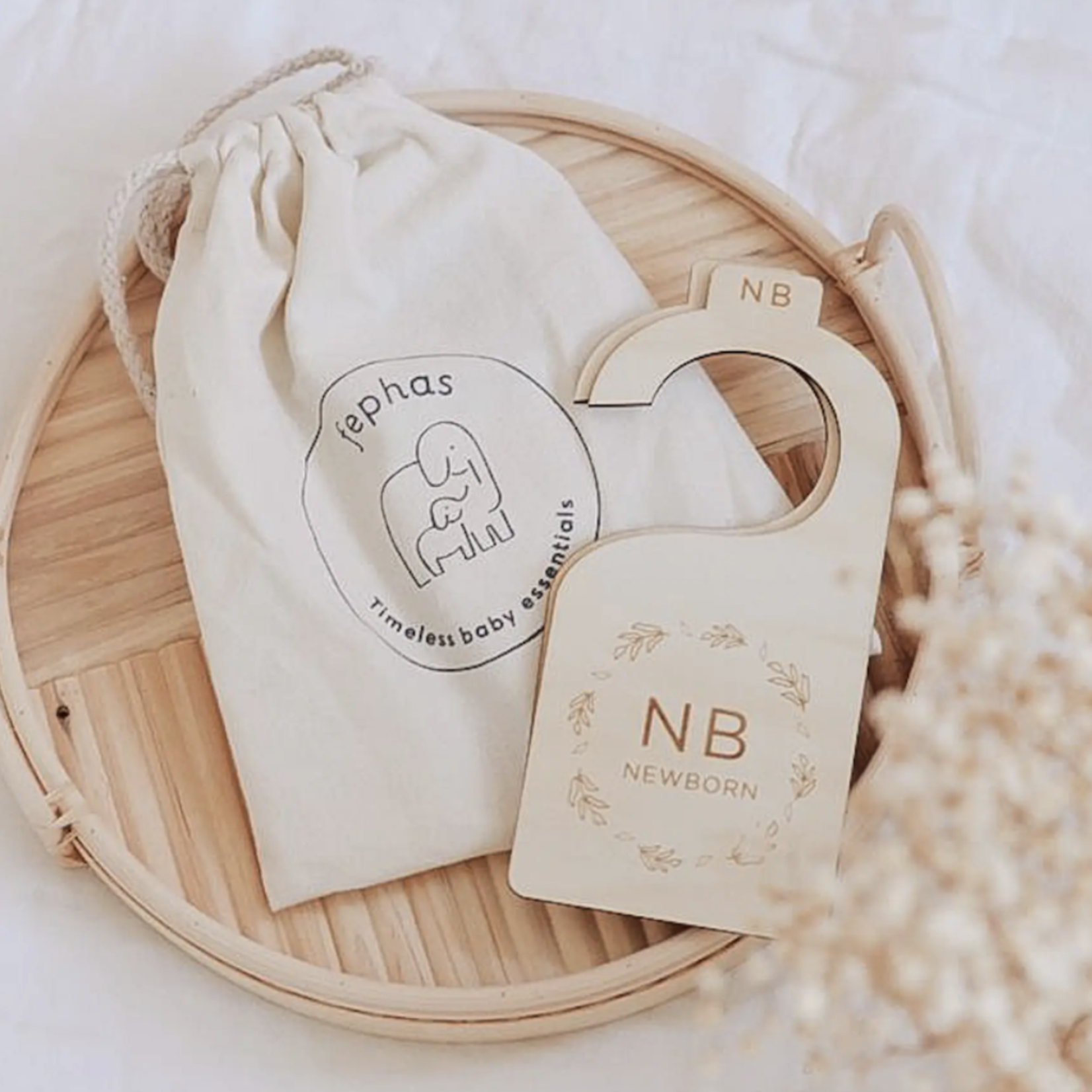 Fephas Wooden Baby Hanging Closet Dividers - Nursery