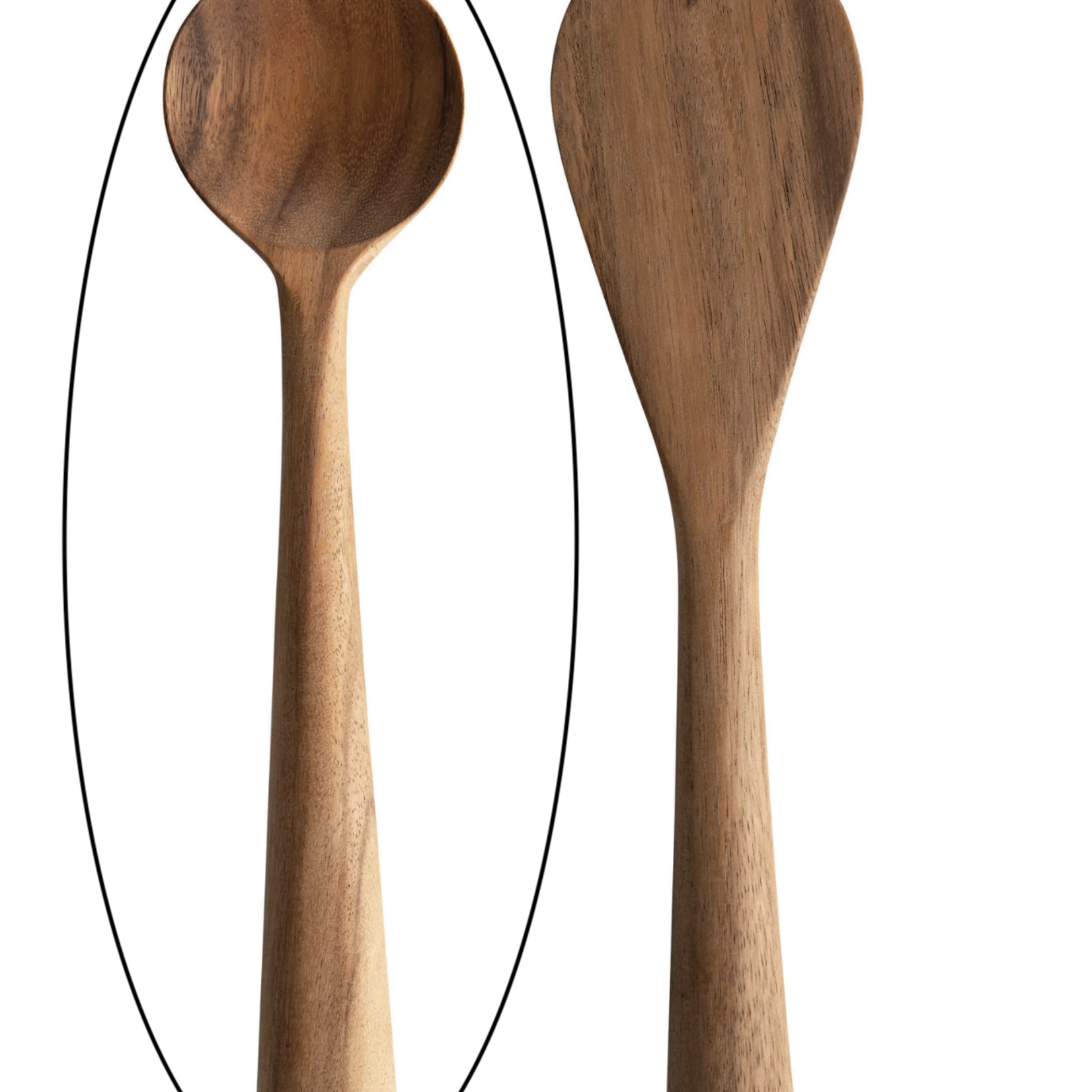 Creative Co-Op 12"H Acacia Wood Spoon