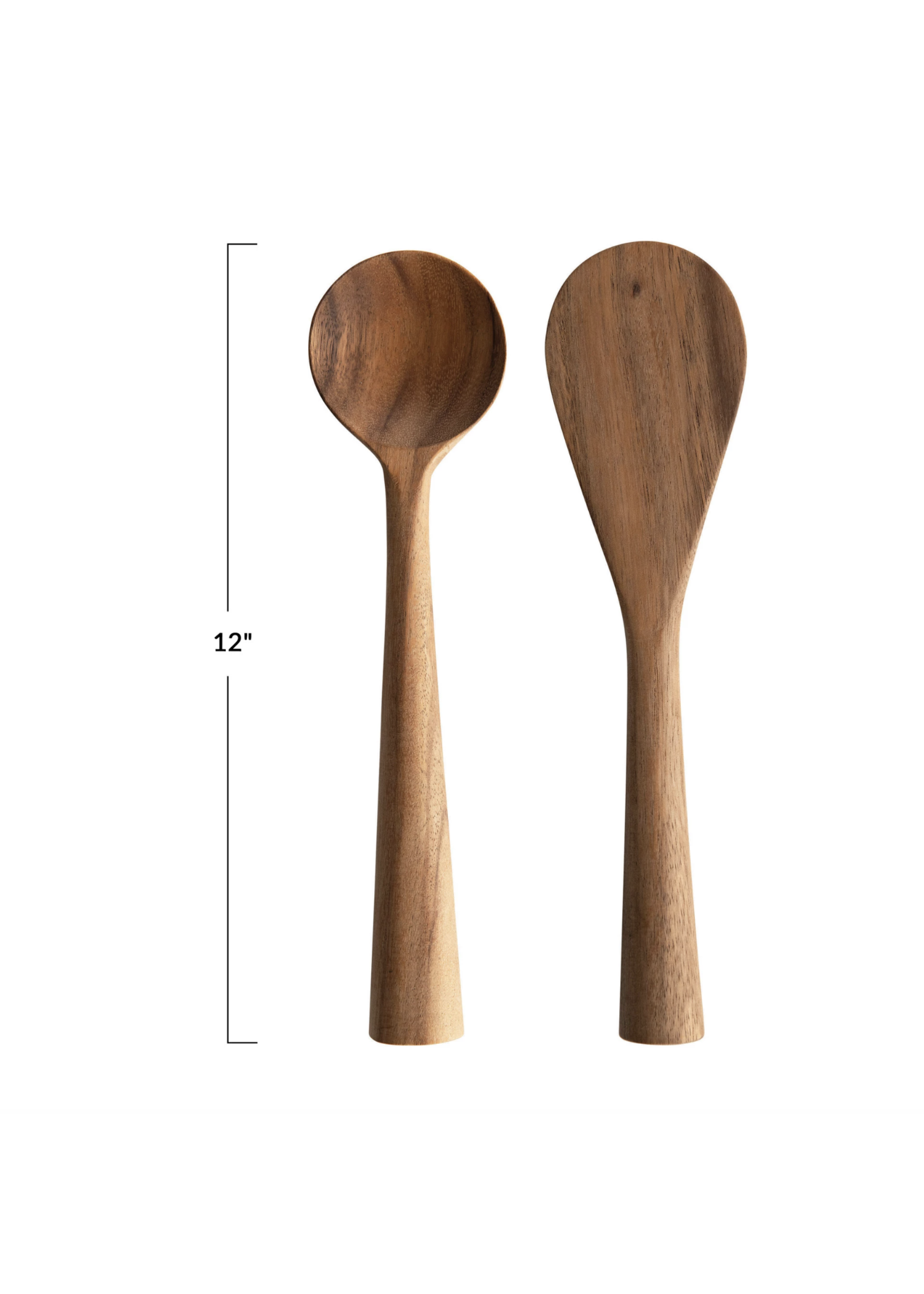 Creative Co-Op 12"H Acacia Wood Spoon