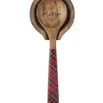 Mud Pie Tartan Spoon Rest Set
