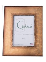 Galassi Marcelli Bronze Jagged Edge 4x6 Picture Frame