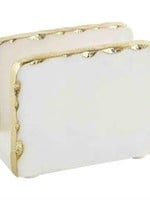 Mud Pie Marble and Gold Napkin Holder
