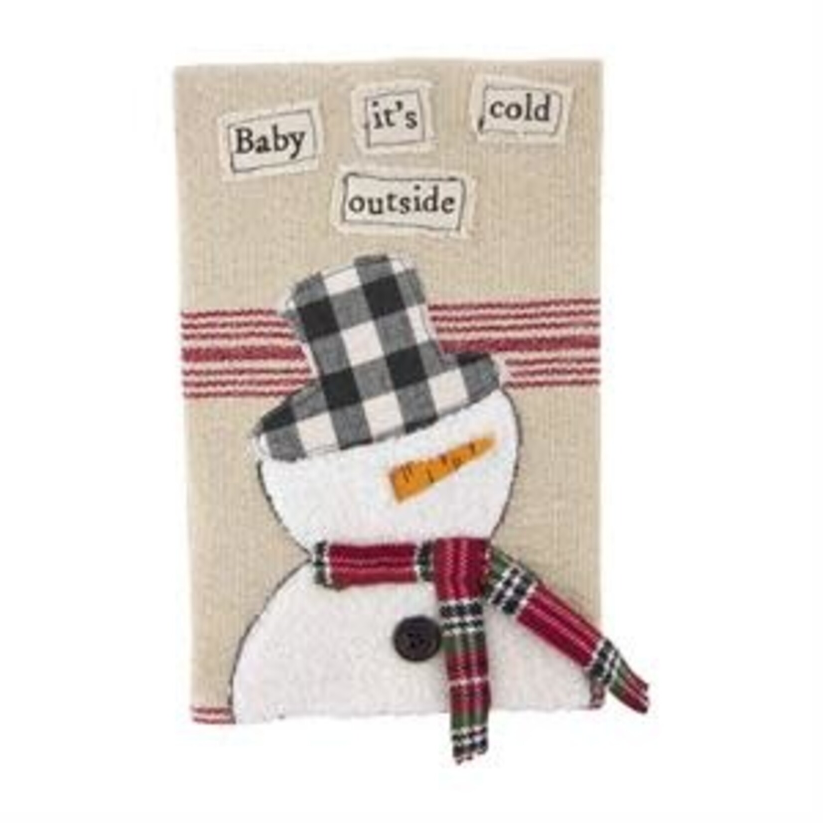 Snowman Applique Towel