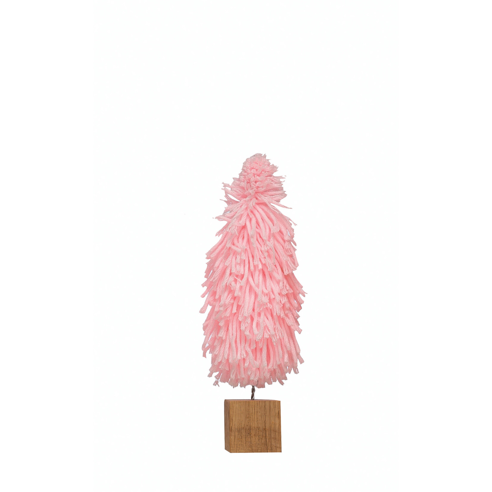 Creative Co-Op 9..50 "  Fabric Yarn Tree Light Pink