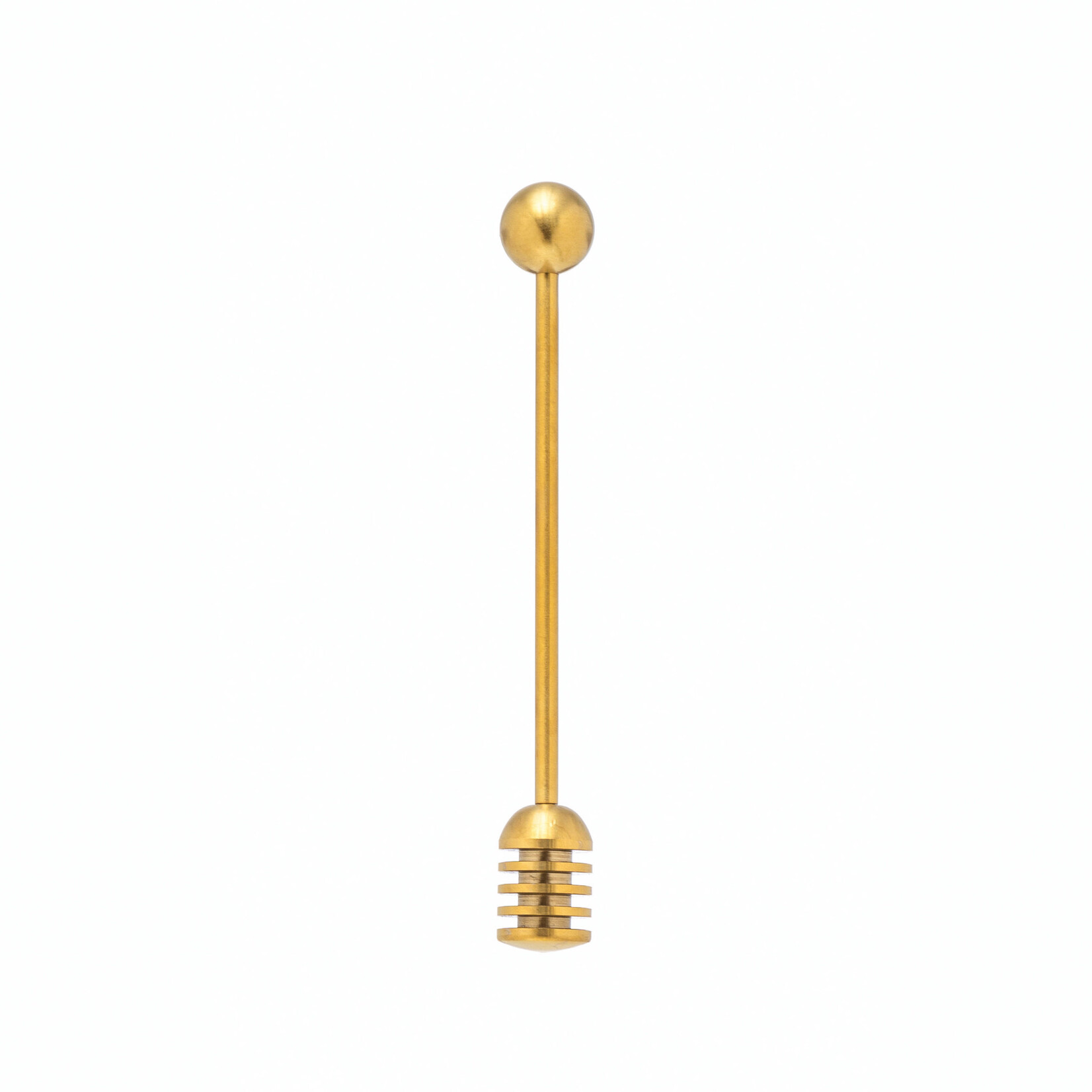 Creative Co-Op Stainless Steel Honey Dipper, Gold Finish
