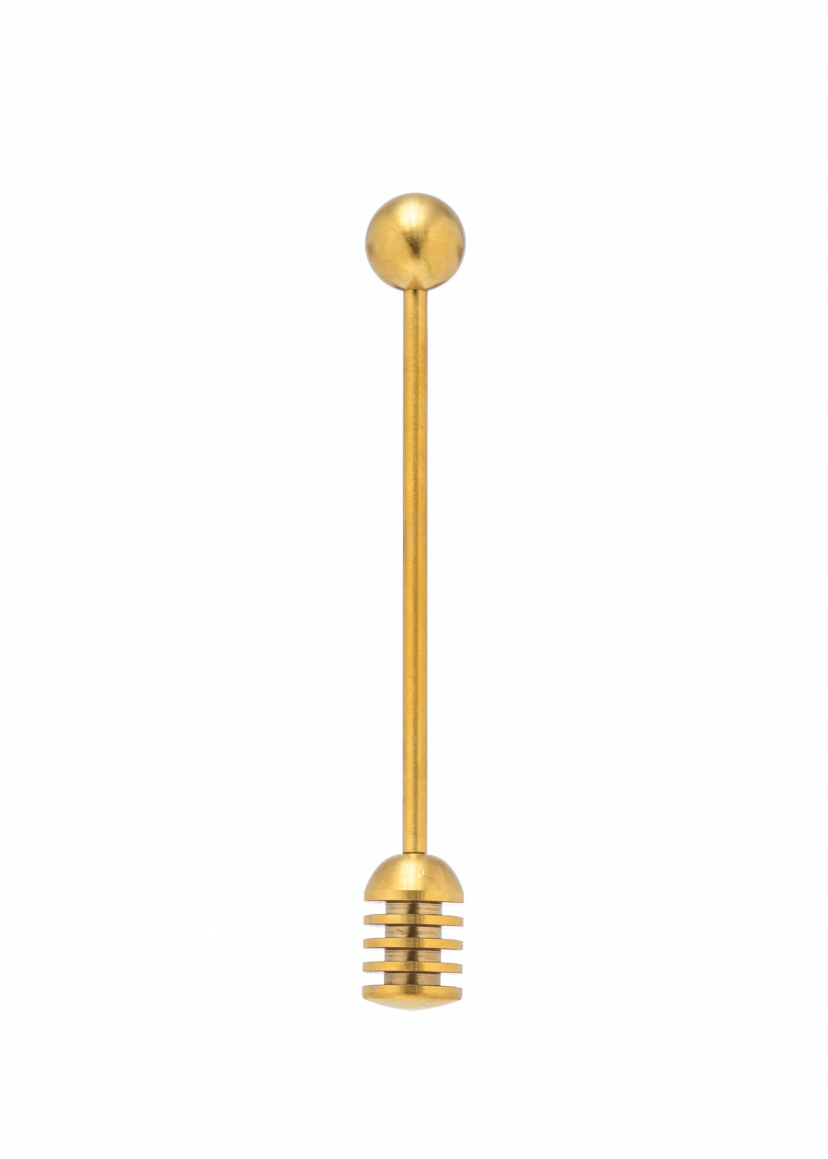Creative Co-Op Stainless Steel Honey Dipper, Gold Finish