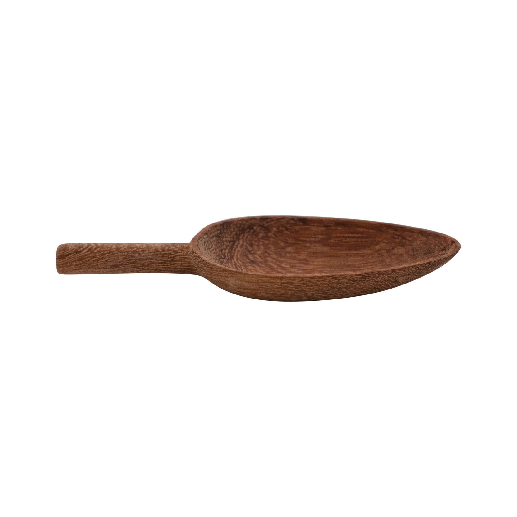 Creative Co-Op Hand Carved Doussie Wood Scoop 4.5"
