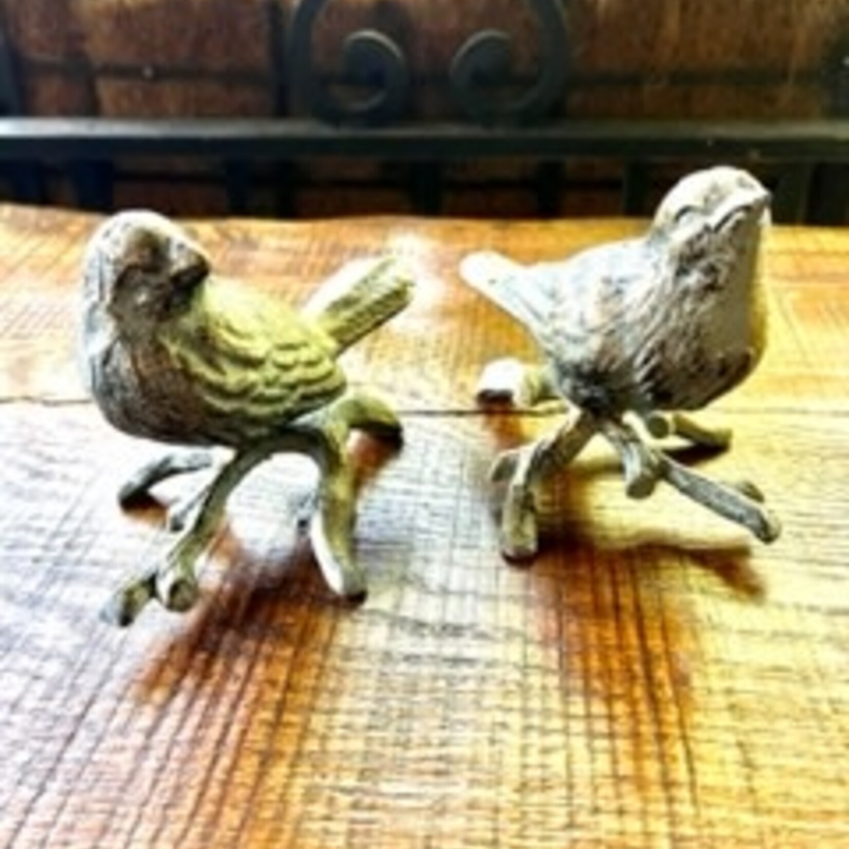 Creative Co-Op Cast Iron Bird with Verdigris Finish - Oak & Willow