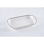 Pampa Bay Salerno Rectangular Tray w Handles - White