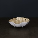 Beatriz Ball Thanni Soho Onyx Medium Bowl White & Matte Gold