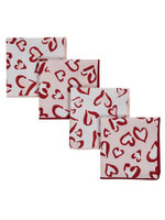 Split P Valentine Heart Dishcloth set of 2