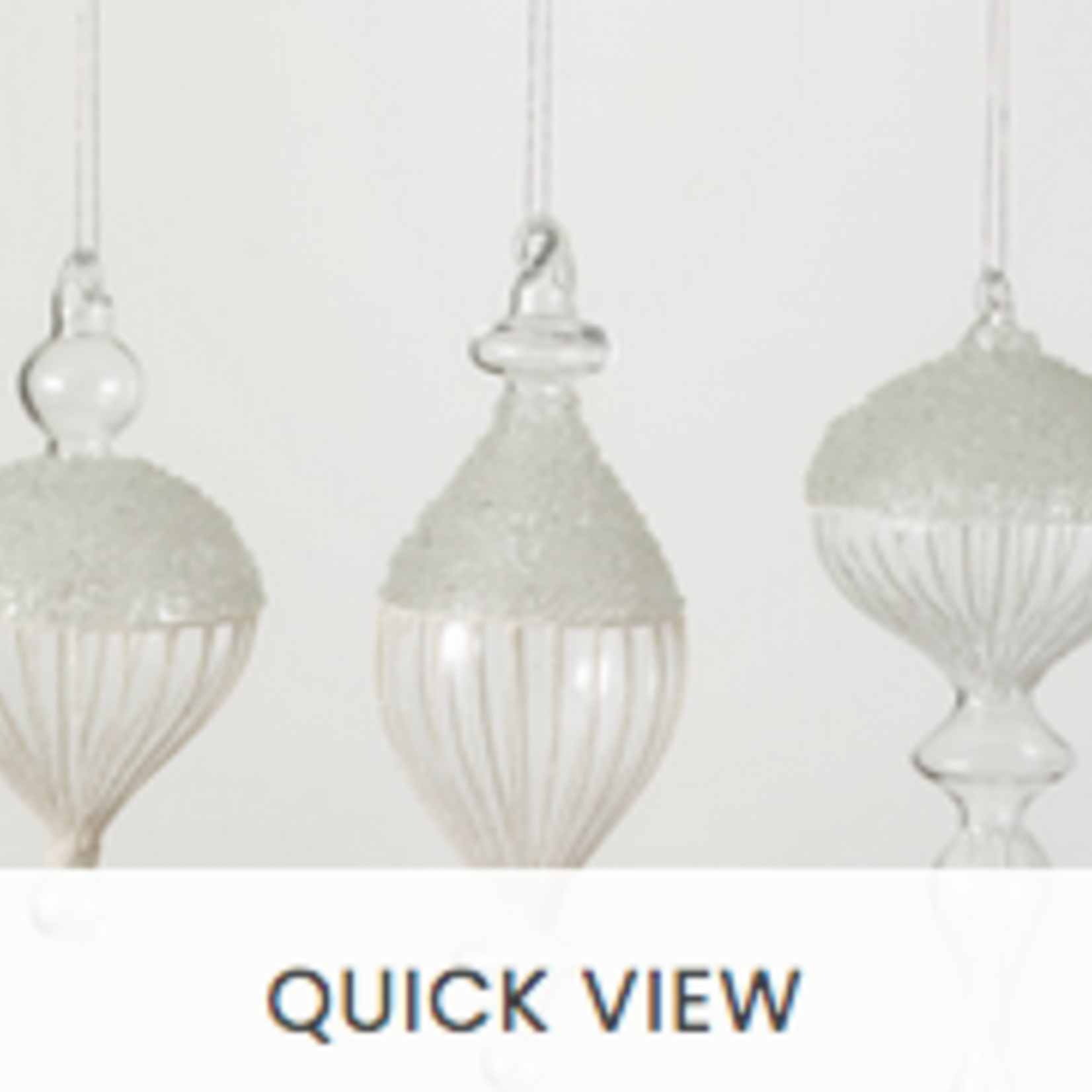Sullivans Frosted Drop Ornament Asst. Choose Style