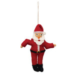 Creative Co-Op 9"H Wool Felt Santa Ornament