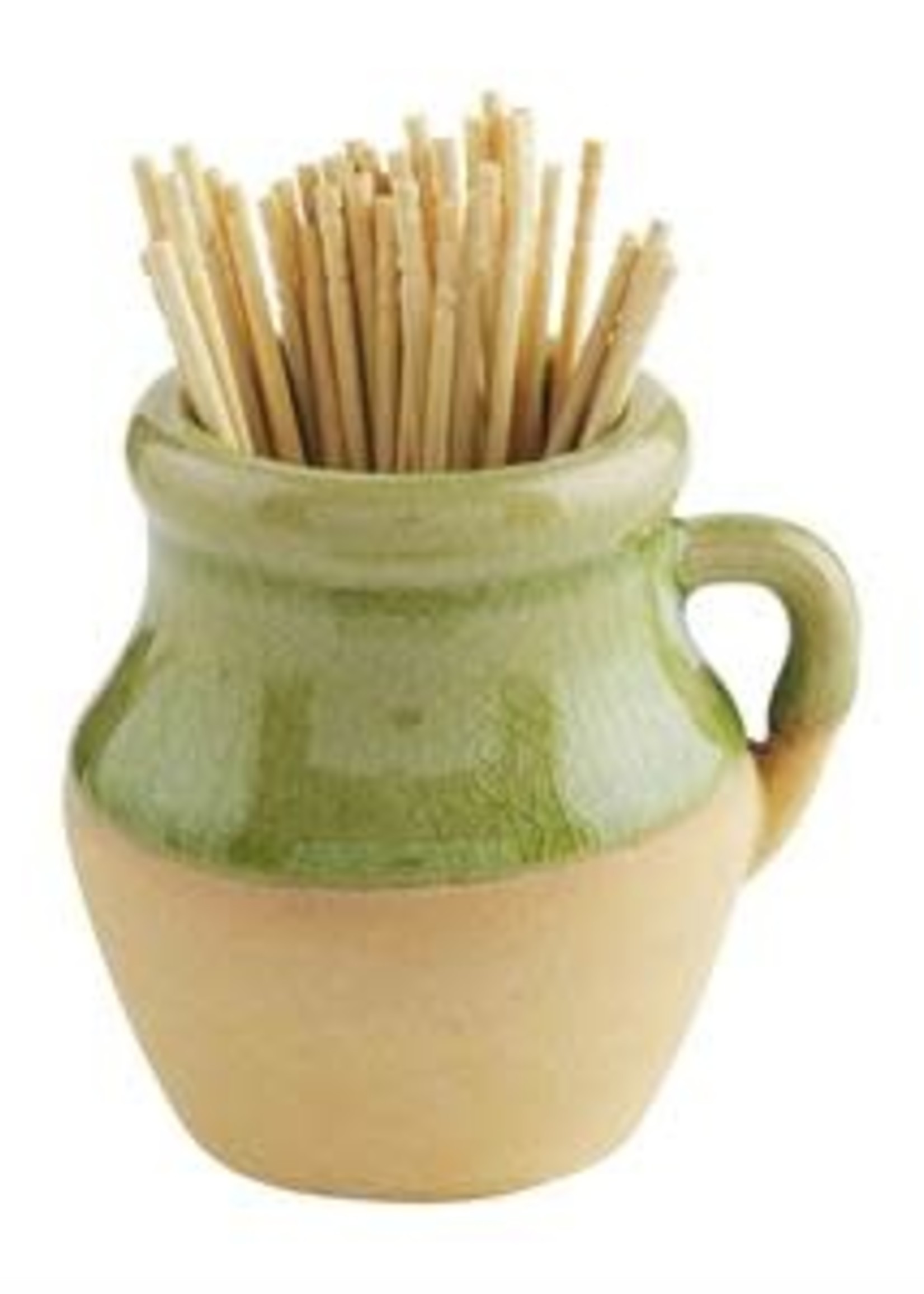 Mud Pie Single Handle Toothpick Holder/Mini Vase