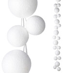 Raz Imports 5.5" Snowball  Ball Garland