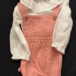 Pink Gauze Overall 12-18 Month