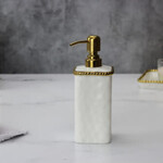 Pampa Bay White and Gold Soap Pump