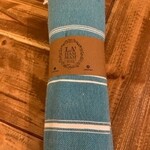 La Hammam Sultan Peshtemal Turkish Cotton Beach Towel - Turquoise