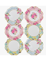 Talking Tables Floral Paper Plates Variety Pack of 4 styles