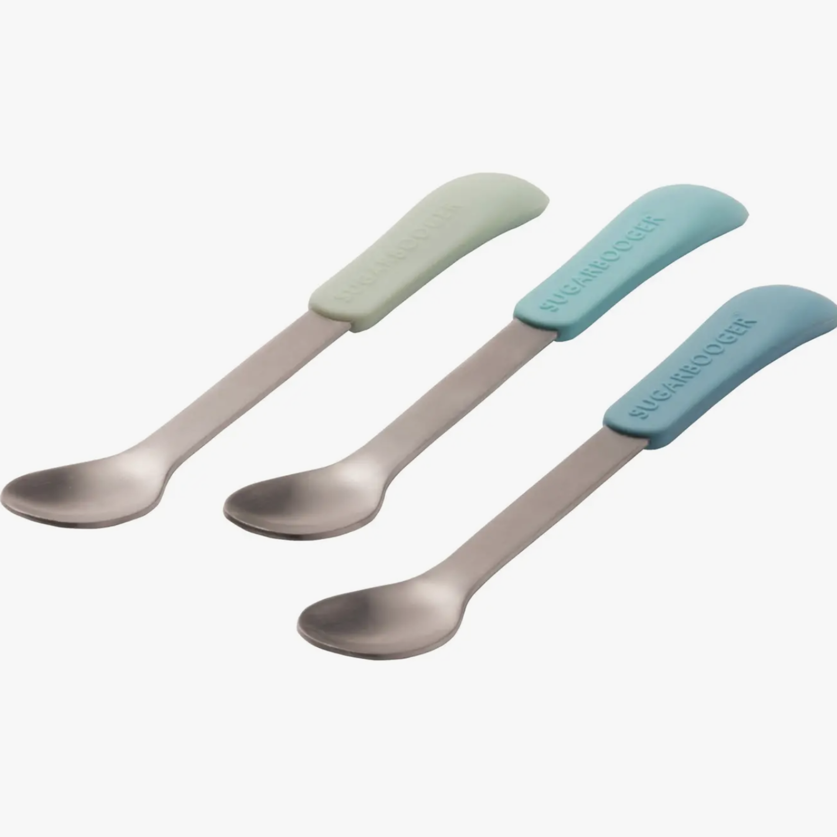 Sugarbooger Lil' Bitty Spoon Set | Baby Blue